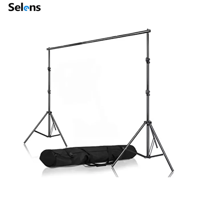Buy 1 Get 1 Free Gift】Selens Photo Backdrop Stand Background Stand Backdrop  Support System Stand