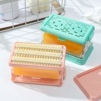 Household Bathroom Soap Drain Storage Box with Lid for Washing Clothes No Hand Scrubbing Brush Soap Bubble Box Soap Dishes