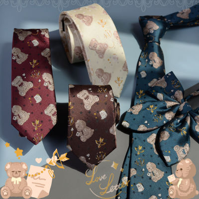 BM เสื้อเทคไทชายของเล็กๆ DKK Tie เครื่องแบบผู้หญิงมีตัวอักษรรักต้นฉบับ J [Lin Yuejun] หูกระต่ายน่ารักใส่ได้หลากหลาย