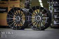 ล้อแม็กขอบ20 20x9.5 E0 6รู139.7 ล้อหน้าล้อหลัง ราคาต่อ1วง ยี่ห้อ METIKA T315L Color MBKU/BK Rivets หรูหราแข็งแรง าคาสุดพิเศษสุดแถมจุกสี