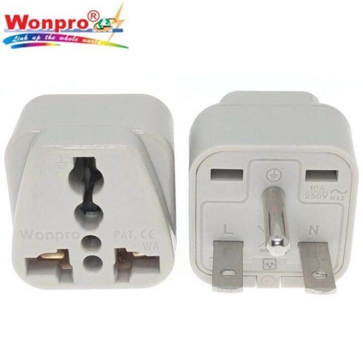 Universal To Nema 6 15p Us Plug Adapter Converter Ac250v 10a Wonpro Wa 18 Plugs Lazada Ph 8120