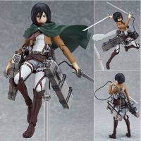 【SALE】 psychcorera1986 ผ่าพิภพไททันโจมตีฟิกมา Eren Jaeger 207 Mikasa Ackerman 203 Levi Ackerman 213พีวีซีตุ๊กตาขยับแขนขาได้ของขวัญโมเดลสะสม