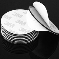 ⊕ 10pcs/lot 3M Double Sided Black Acrylic Foam Tape Pad Mounting Strong VHB Tape Round Rectangle adhesive for Car DIY home Decor