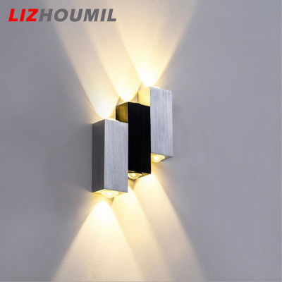 LIZHOUMIL โคมไฟแบ็คดรอปเป่าลม Led 6W,ตกแต่งระเบียงติดถนนที่ไฟแต่งสวนข้างเตียงนอนดีไซน์ทันสมัย120องศา