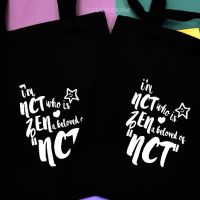 【HOT】TOTE BAG กระเป๋าผ้า : beloved แฟนคลับ เลือกได้ทุกวงบนโลก : unisex #NCT #WAYV #AESPA #BTS #BLACKPINK #ENHYPHEN100%cotton