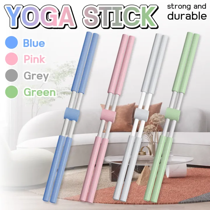Massage Stick 3Pcs Open Shoulder Back Correct Hunchback Stick Body Training Fitness Yoga Assist 2x70cm Yoga Bolster