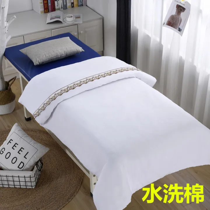 Bed special quilt cover quilt core solid color with lace sanding washing cotton massage