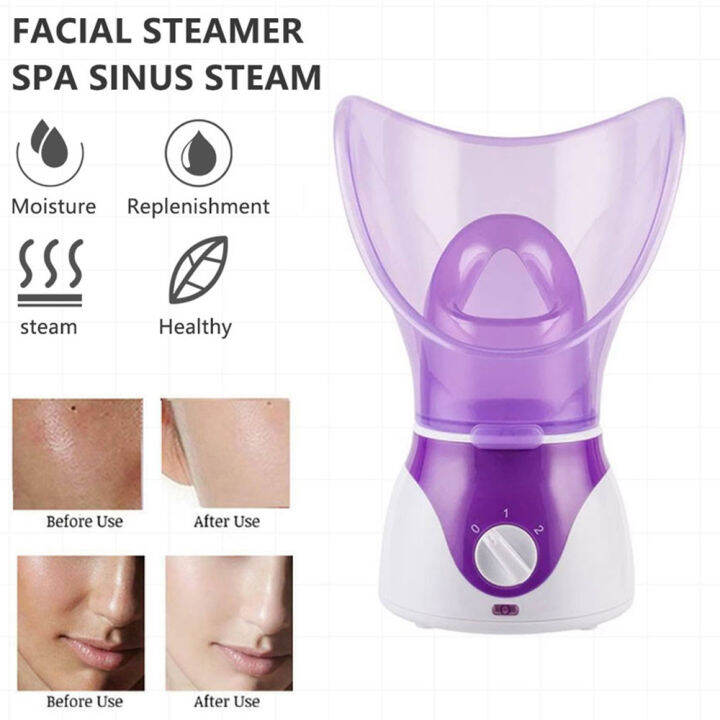 YoshNShobs Facial Steamer for Suob Sauna Spa Sinus Steam Inhaler Mist