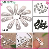 XUESHE 10pcs 3 สไตล์ เครื่องประดับ DIY ตุ๊กตากิ๊บติดผม หมวก คลิปหัวตุ๊กตา กิ๊บติดผมเด็ก มินิ Matal/พลาสติก Headclip