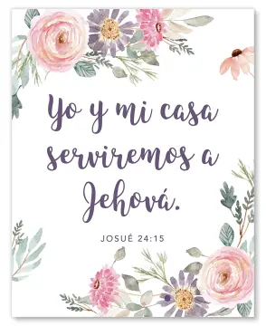 Salmo 23 En Espanol Para Pared, Psalm 23 On Canvas Painting