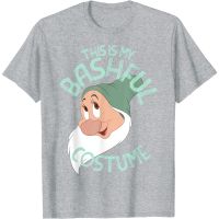 [New] Disney Snow White This Is My Bashful Costume Halloween T-Shirt Casual fashion Korean version handsome_03