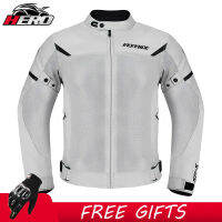 2023 New Reflective Motorcycle Jacket Summer Breathable Lightweight Mesh Cycling Moto Motocross Jacket CE Equipment