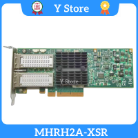 Y Store MHRH2A-XSR Dual Port INFINBAND 10Gb Dual Port PCI-E Server Adapter การ์ดเครือข่าย Server Adapter Card สำหรับ Mellanox 10GbE