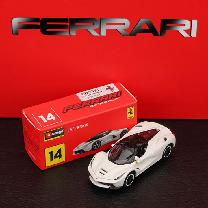 1-64-ferrari-laferrari-enzo-ferrari-f12-f50-458-599-488รถของเล่นโลหะผสมสำหรับของขวัญเด็กคอลเลกชันกล่องแสดง