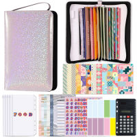 Daily Planner Loose-leaf Notebook Money Tote Bag Wallet Cash Financial Notepad Budget A6 Colorful Ledger