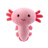 ใหม่ล่าสุดตุ๊กตาตุ๊กตาของเล่นน่ารักสัตว์ Axolotl Plushie รูปตุ๊กตาของเล่นการ์ตูนสีชมพู Axolotl ตุ๊กตายัดไส้ของขวัญ