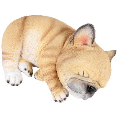 French Bulldog Sculpture Ornament Dog Statue Figurine Outdoor Garden Decor Gift