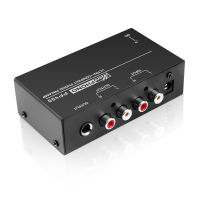 Phono Preamplifier ขนาดกะทัดรัด,Preamplifier พร้อม1/4 RCA เข้ากันได้กับ TRS อินเตอร์เฟส PP400