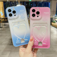 เคสทีพียูนิ่มกระเป๋าใส่บัตรใหม่2023ชิ้นสำหรับ Realme OPPO 11 / Realme 11 Pro / Realme 11 Pro + หรูหราแฮปปี้เป็นเคสโทรศัพท์มีลายความรัก Realme11 Pro Plus ฝาครอบหลังซิลิโคน