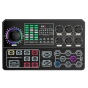 P5 External Live Sound Card Voice Changer DJ Mixer Live Sound Board for IPhone PC, Bluetooth Mixer with Sound Effects thumbnail