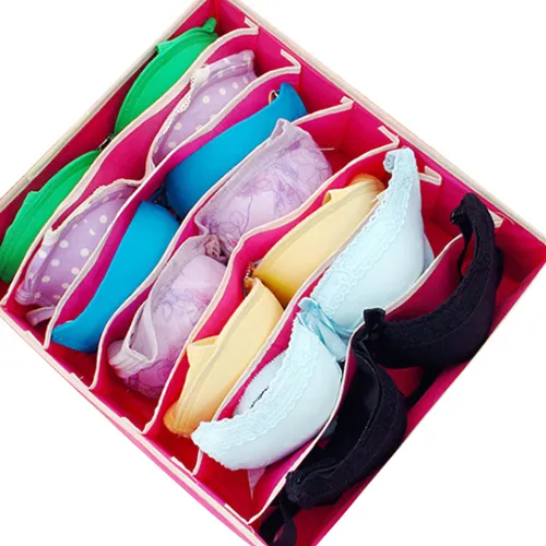 Underwear Bra Storage Box Foldable Box Drawer Socks Organizer Lazada
