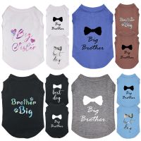 Big Sister Big Brother Dog T-Shirts Summer Dog Soft Vest Clothes for Small Large Pet Puppy Cat Chihuahua Yorkies Clothing Shoes Accessories Costumes