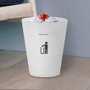 HomeBase ACCO Thùng rác hình tròn bằng nhựa 4.5L THÁI LAN 19.5x19.5x23.6cm