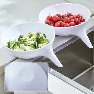 【CC】 Tools Sink Strainer Drain Plastic Fruit Vegetable Washing Basket Drainer Food Colander Baskets Filter Shelf