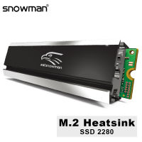 SNOWMAN Heat M2 Heatsink Copper SSD Cooler 2280 Solid State Hard Disk M.2 Radiator NVME NGFF PCI-E Aluminum M2 Cooling Pad