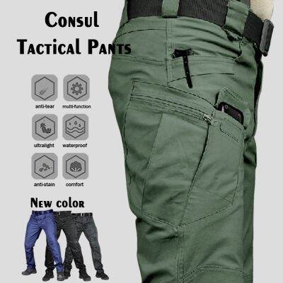 Mens Camouflage Cargo Pants Elastic Multiple Pocket Military Trousers Male Outdoor Joggers Pant Plus Size Tactical Pants Men 3XL TCP0001