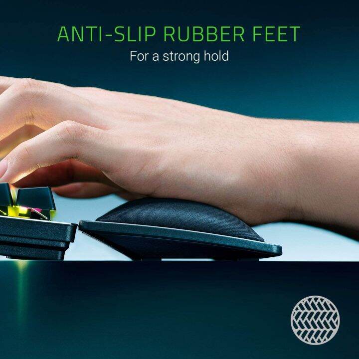 razer-ergonomic-wrist-rest-ที่รองข้อมือสำหรับคีย์บอร์ด-ของแท้-ประกันศูนย์-1ปี