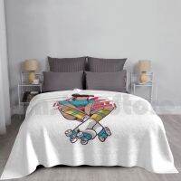 Girl Power Skater Girl Inline Skates Blanket For Sofa Bed Travel Frau Frauen Starke Frau Frauenpower Girl Power