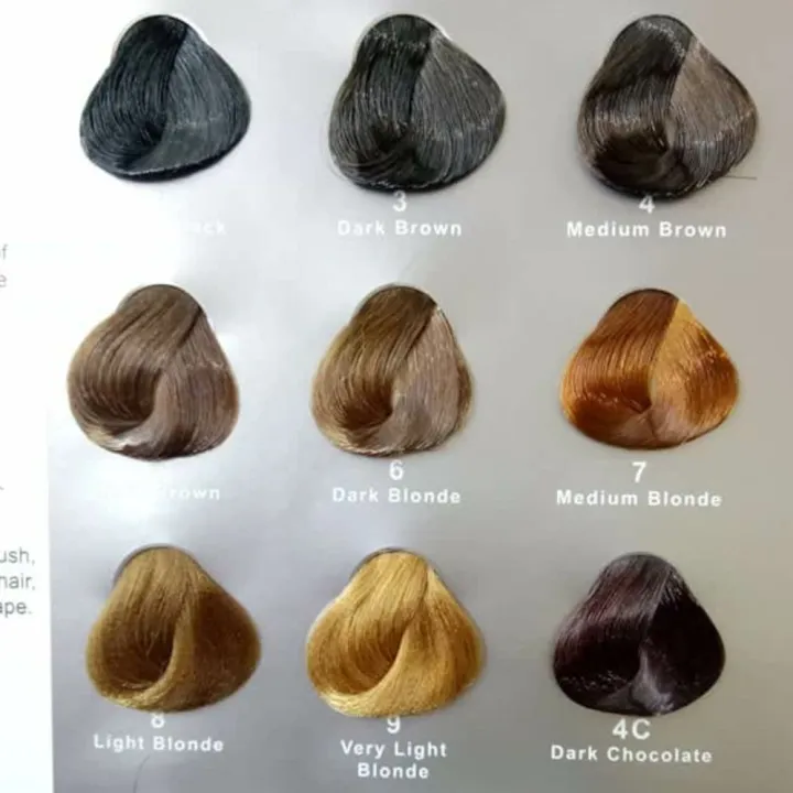 HBC Haircraft Hair Coloring Cream No Ammonia  (Light Brown) | Lazada PH