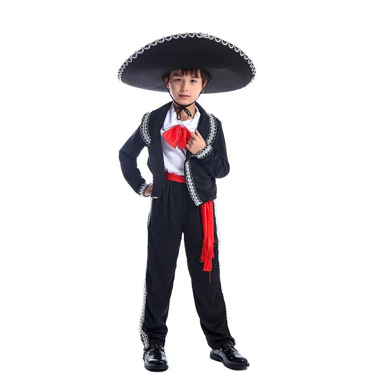 Boys Mexican Mariachi Amigo Dance Wear Children Spanish Band Festival Party  Performance Costume | Lazada PH