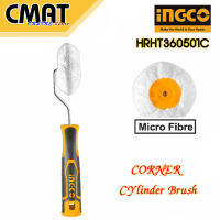 INGCO ลูกกลิ้งทาสีแบบเข้ามุม ขนาด 2 นิ้ว รุ่น HRHT360501C (Corner Cylinder Brush)