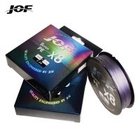 JOF PE Line X8 Strand Braided Fishing Line 150m 300m 20-100LB Super Tension Wear Resistance Smooth Multifilament Fishing Line