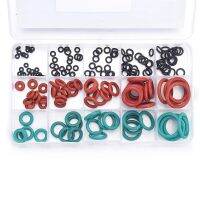 O-Ring kit 170Pcs 15 Sizes  3 Types NBR /VMQ / FKM Heat Resistant Silicone Gasket Washer Seals Assortment Repair Tool with Case Gas Stove Parts Access