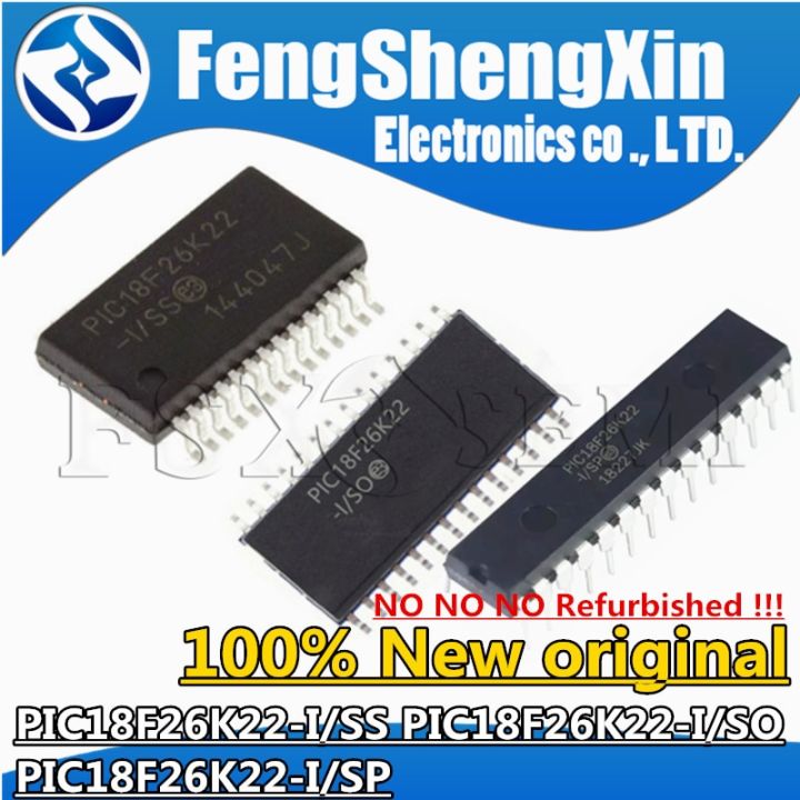5pcs New PIC18F26K22-I/SS PIC18F26K22-I/SO PIC18F26K22-I/SP PIC18F26K22 Microcontroller IC Chips