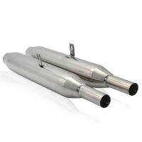 Ural CJ-K750 retro round modify rear muffler stainless steel material case for BMW R50 R1 R12 R 71 M72