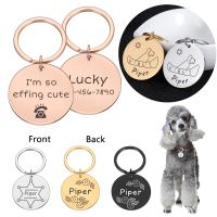 ✱℗ Engraved Pet ID Name for Cat Puppy Personalized Pet ID Tag Address Anti-lost Dog Collar Tag Pendant Pet Accessories