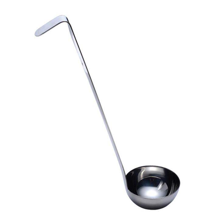 YBM HOME Soup Ladle, Stainless Steel Gravy Soup Spoon With Ergonomic Round Handle, Cooking Spoon For Kitchen, 11.75-Inch, 1162