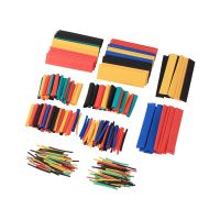 150-530pcs/Set Polyolefin Shrinking Assorted Heat Shrink Tube Wire Cable Insulated Sleev Tubing Set 2:1 Waterproof Pipe Sleeve Cable Management