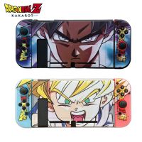 อนิเมะดราก้อนบอลเคสนิ่ม TPU Goku Gohan Vegeta สำหรับ Nintendo Switch ตัวควบคุมเกมคอนโซลการเล่นเกม NS