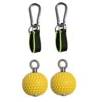 6Non-Slip Pull-up Grip Ball Arm Back Muscle Climbing Rock Hold Trainer Strap