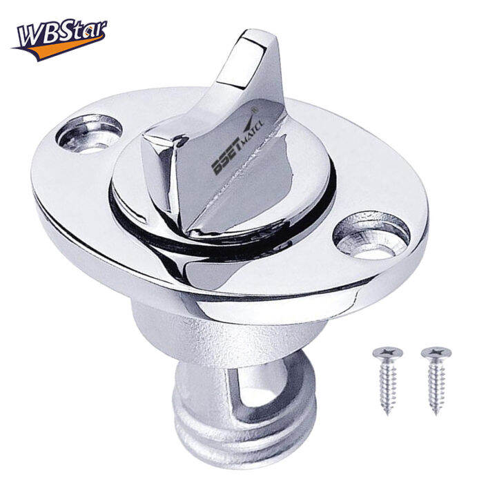WBStar 316 Stainless Steel Boat Bilge Drain Plug Marine Grade for Boat