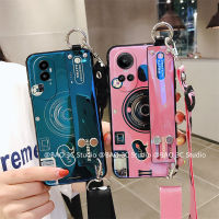 Blu-Ray เคส Phone Case OPPO Reno10 10 Pro+ OPPO A78 NFC Plus 4G 5G เคสโทรศัพท์ แสนสร้างสรรค์คู่ป้องกันการตกกันกระแทกพร้อมสายรัดข้อมือและสายคล้อง2023