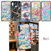 38FFA Chinese Style Design Dragon Tiger Phoenix อ่อนนุ่ม High Quality ซิลิโคน TPU Phone เคสโทรศัพท์ ปก หรับ Huawei P10 P20 P30 Pro Lite Y5P Y6 Y6P Y7A Y8P Y9A Y8S Y9S Y7 Y9 Prime