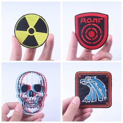 【YF】✜  Stalker Iron Patches Clothing Nuclear Radiation Corp Badges Punk