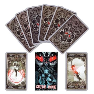 Tarot Cards Oracle Cards Dark Tarot 78-Card Psychological Oracle Deck Divination Tools for Party Family Board Game Visions pretty well