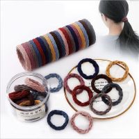 10pcs/Set New Women Basic Crude Elastic Hair Bands Ponytail Holder Scrunchie Headband Rubber Bands Ties Fashion Hair Accessories